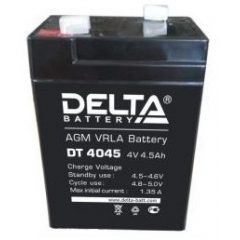 Аккумулятор 4 В, 4,5 Ач DT 4045 Delta