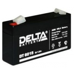 Аккумулятор 6 В, 1,5 Ач DT 6015 Delta