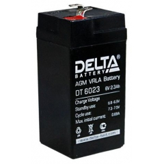 Аккумулятор 6 В, 2,3 Ач DT 6023 Delta