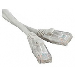 Патч-корд UTP PC-LPM-UTP-RJ45-C5e-1M-GY(1м) (Распродажа. На складе 6 шт.)