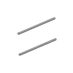 Поручень ограждения двойной со сквозным крайним отверстием (Длина трубы L=532) (Praktika)