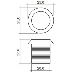 CP-Z-2 (мод. EP) врезной темный