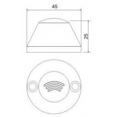 CP-Z-2 (мод. MF-I) накладной тёмный