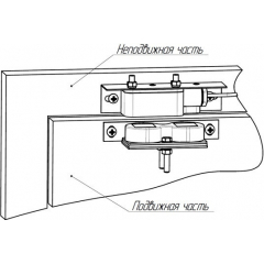Кронштейн К-02 (для монтажа магнитов)