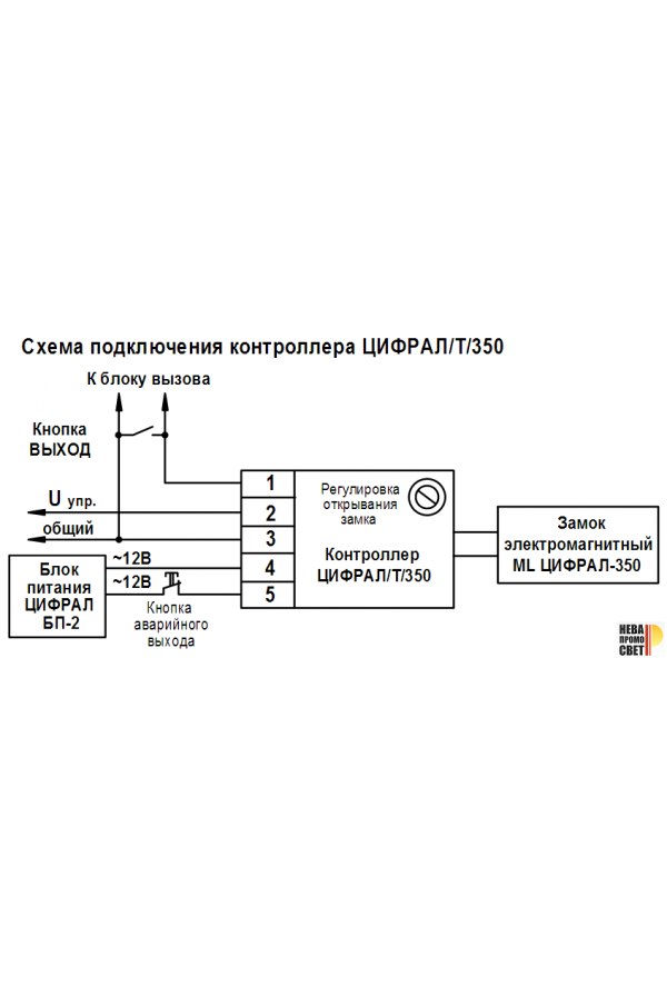 Схема подключения cyfral