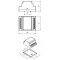 Корпус (модуль) на DIN-рейку D3М (74х90х57) АЯКС