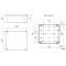 Корпус пластиковый АЯКС 250x230x100, IP65/IP66 (абс-пластик)
