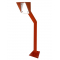 Стойка для считывателя Аякс 170х180 мм, оранжевая, Лайт, наклонная