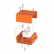Коробка металлическая огнестойкая 70-0240-FR6.0-4 Е15-Е120 80х80х35 Промрукав