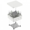 Коробка огнестойкая для о/п двухкомпонентная 60-0303-FR2.5-4 Е15-Е120 RAL9003 100х100х40 (16 шт/кор) Промрукав
