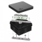 Коробка огнестойкая для о/п двухкомпонентная 60-0210-FR6.0-6 Е15-Е120 RAL9005 80х80х40 (44 шт/кор) Промрукав