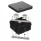 Коробка огнестойкая для о/п двухкомпонентная 60-0210-FR6.0-4 Е15-Е120 RAL9005 80х80х40 (44 шт/кор) Промрукав