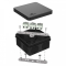 Коробка огнестойкая для о/п двухкомпонентная 60-0210-FR2.5-6 Е15-Е120 RAL9005 80х80х40 (44 шт/кор) Промрукав
