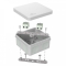 Коробка огнестойкая для о/п двухкомпонентная 60-0210-FR2.5-4 Е15-Е120 RAL7035 80х80х40 Промрукав