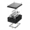 Коробка огнестойкая для о/п 40-0320-FR6.0-40 Е15-Е120 RAL9005 200х150х75 (5 шт/кор) Промрукав
