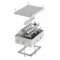 Коробка огнестойкая для о/п 40-0320-FR2.5-40 Е15-Е120 RAL7035 200х150х75 (5 шт/кор) Промрукав