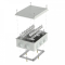 Коробка огнестойкая для о/п 40-0320-FR2.5-28 Е15-Е120 RAL7035 200х150х75 (5 шт/кор) Промрукав