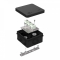 Коробка огнестойкая для о/п 40-0210-FR1.5-6 Е15-Е120 RAL9005 80х80х40 Промрукав
