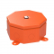 Коробка металлическая огнестойкая Октагон 70-0101-FR10.0-8 Е15-Е120 RAL2003 130х130х63 (9 шт/кор) Промрукав