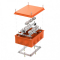 Коробка огнестойкая для о/п 40-0320-FR6.0-4-18-Р Е15-Е60 RAL2003 200х150х75 (5 шт/кор) Промрукав