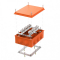 Коробка огнестойкая для о/п 40-0320-FR6.0-4-12-Р Е15-Е60 RAL2003 200х150х75 (5 шт/кор) Промрукав
