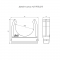 Крепёж-клипса для труб Полистирол чёрная d40 мм в малой упаковке (10шт/300шт уп/кор) Промрукав