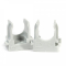 Крепеж-клипса для труб для прямого монтажа серая в гофроящике d16 мм (1400шт/кор) Промрукав