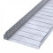 Лоток перфорированный Профи INOX (AISI 316) 500х80х3000 (1,0 мм) (6 м/уп) Промрукав