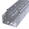 Лоток перфорированный Профи INOX (AISI 316) 100х80х6000 (1,0 мм) (12 м/уп) Промрукав