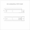 Лоток неперфорированный Стандарт HDZ 100х100х3000 (0,7 мм) (6 м/уп) Промрукав