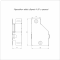 Переходник левый с крышкой Стандарт 100х50х50 (0,7 мм) Промрукав