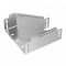 Переходник правый Стандарт INOX (AISI 304) 200х100х80 (0,7 мм) Промрукав