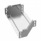 Переходник левый Стандарт INOX (AISI 304) 400х300х80 (0,8 мм) Промрукав