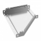 Переходник левый Стандарт INOX (AISI 304) 400х200х50 (0,8 мм) Промрукав