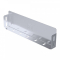 Заглушка лотка Стандарт INOX (AISI 316) 300х80 (0,7 мм) Промрукав