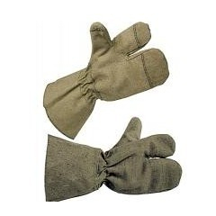 Рукавицы с крагами, брезент, без утепления