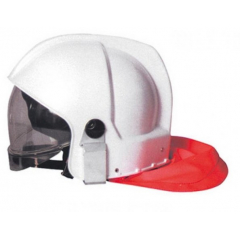 Шлем пожарного ШПМ Белый/Красный