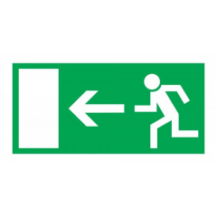 Пленка фотолюм Jessup Е04  Направление к эвакуационному выходу налево