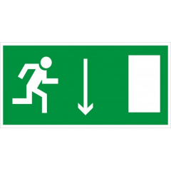 Пленка фотолюм Jessup Е09  Указатель двери эвакуационного выхода  (правосторонний)