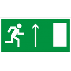 Пленка фотолюм Jessup Е11  Направление к эвакуационному выходу прямо  (правосторонний)