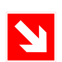 Пленка фотолюм Jessup F01-02  Направляющая стрелка под углом 45