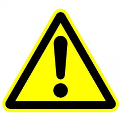 Пластик (W-09)  Внимание. Опасность (прочие опасности)