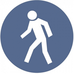 Пластик (В 16) Проход здесь (Распродажа. На складе 5 шт.)