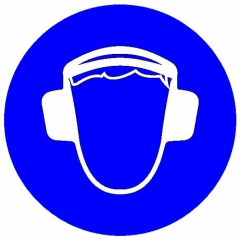 Пластик (М-03)  Работать в защитных наушниках