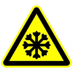 Плёнка Фотолюм. (W-17)  Осторожно. Холод