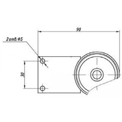 Монтажный кронштейн к Тифон-1П-01-Н