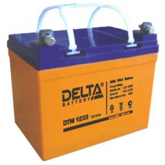 Аккумулятор 12 В, 33 Ач DTM 1233 Delta
