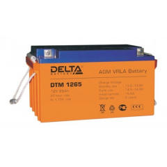 Аккумулятор 12 В, 65 Ач DTM 1265 Delta