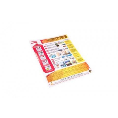 Классификатор пожаров. Средства и способы пожаротушения, А4