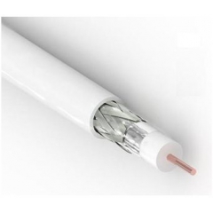 Кабель SAT 50m+Cu/Al(75Om) по 100м